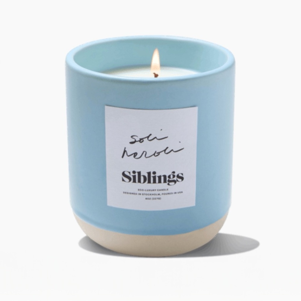 Siblings LIMITED EDITION Soli Neroli 8 oz. Single Wick Forever Candle